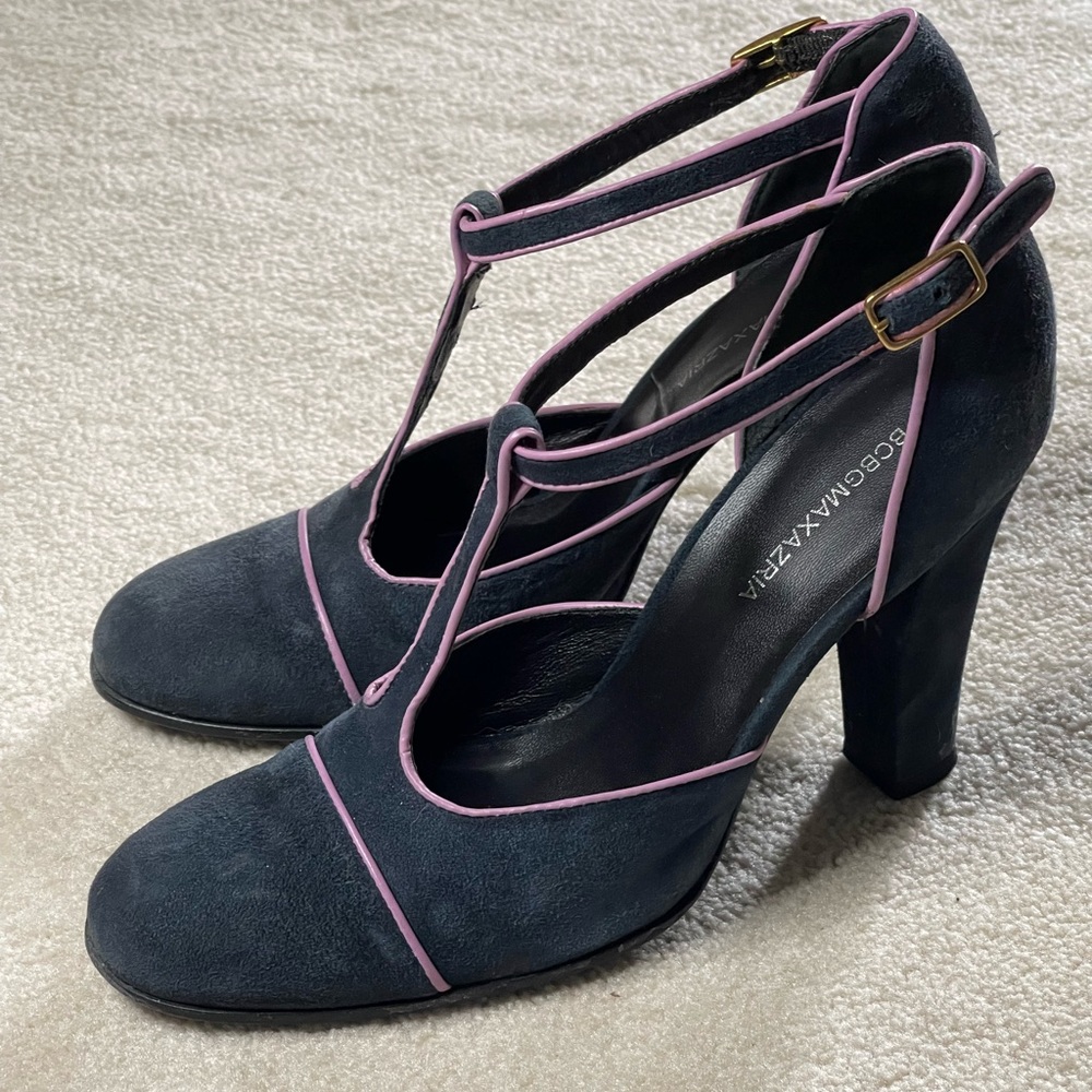 BCBGMaxAzria suede heels